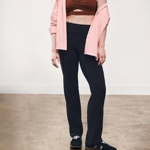 Athleta Black Straight Leg Pants